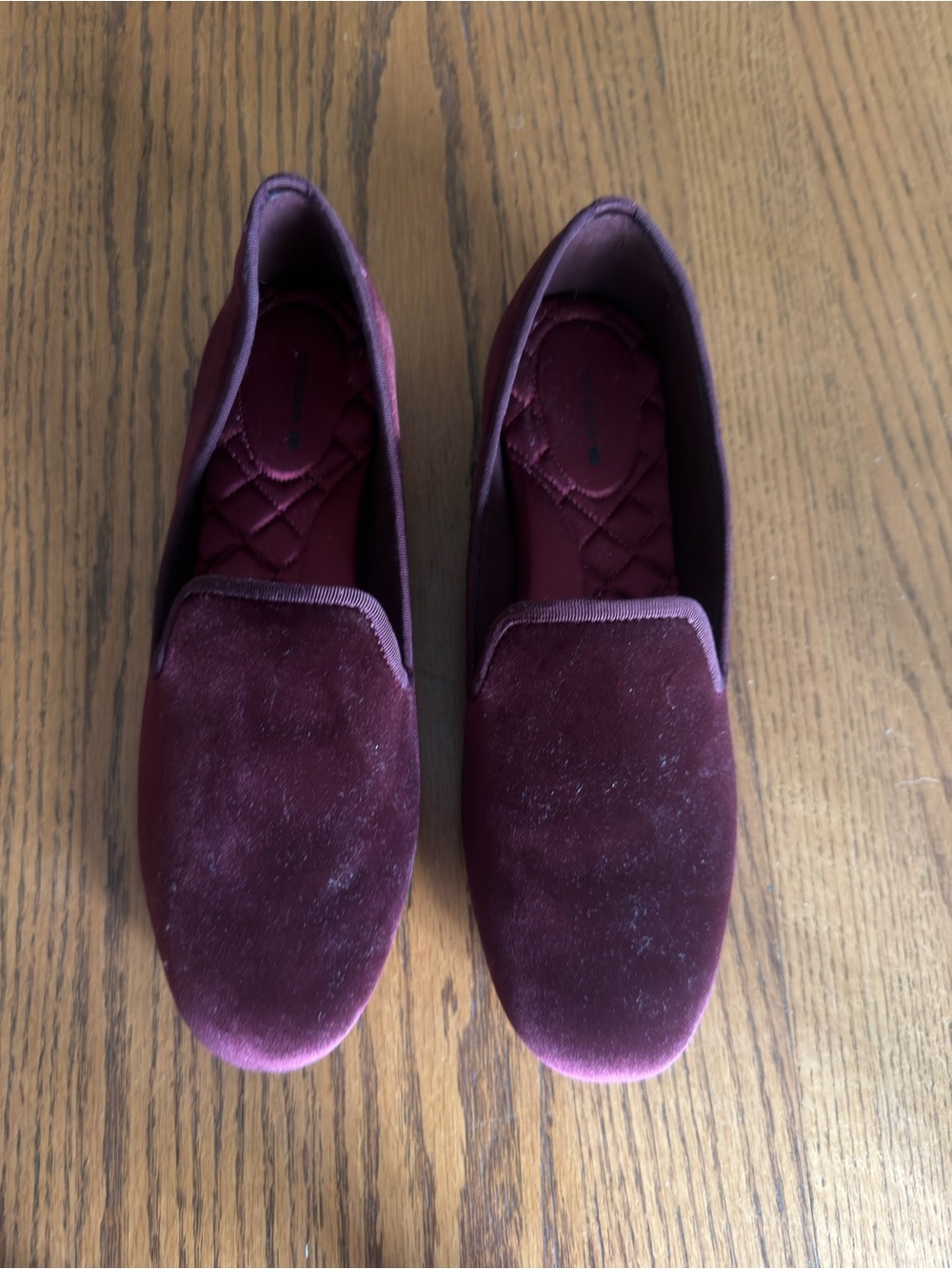 Birdies Starling Slip-On Flats in Burgundy - Picture 4 of 4